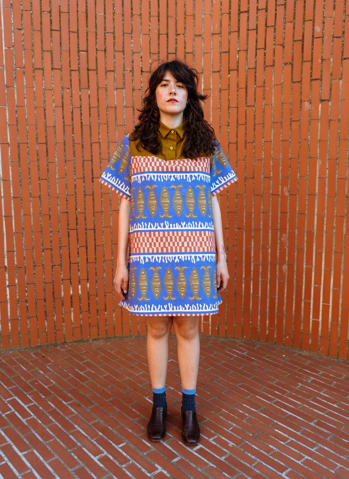 PECES Polo dress