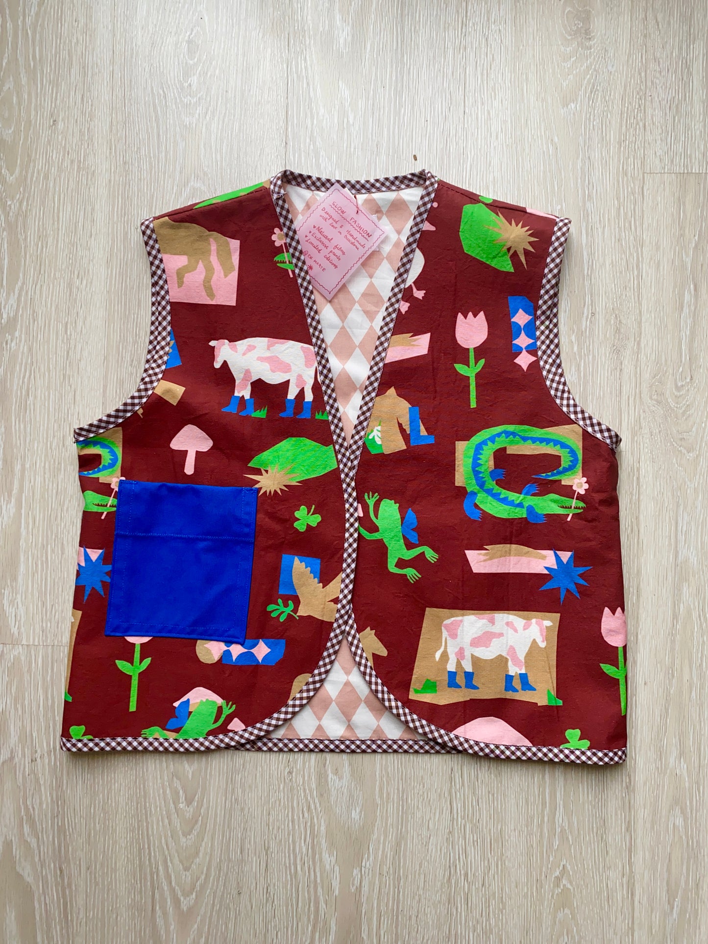 COLLAGE vest/chaleco