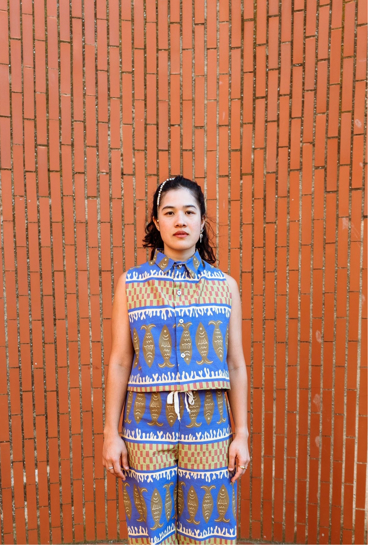 PECES sleevless shirt