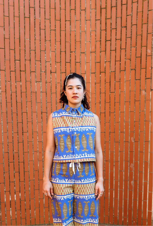 PECES sleevless shirt