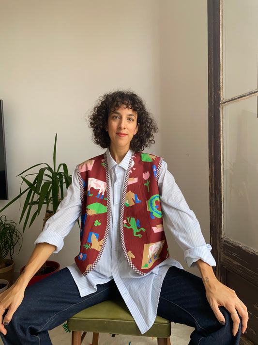 COLLAGE vest/chaleco